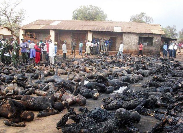 Nigerian Christians burned